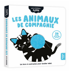 Livre imagier avec flap en feutrine Les Animaux de Compagnie AUZOU