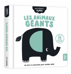 Livre imagier avec flap en feutrine Les Animaux Géants AUZOU