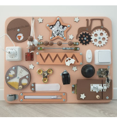 Busyboard table d'activités sensorielles Montessori BABYMANIA