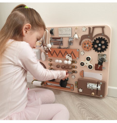 Busyboard table d'activités sensorielles Montessori BABYMANIA