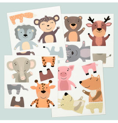Puzzle magnétique Animaux FERFLEX, dès 3 ans