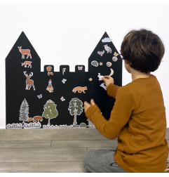 Tableau magnétique Château FERFLEX  et ses accessoires
