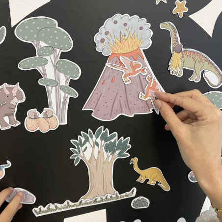 Jeu de magnets Dinosaures FERFLEX