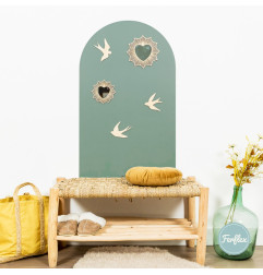 Tableau magnétique Arche Vert Emeraude FERFLEX et ses accessoires