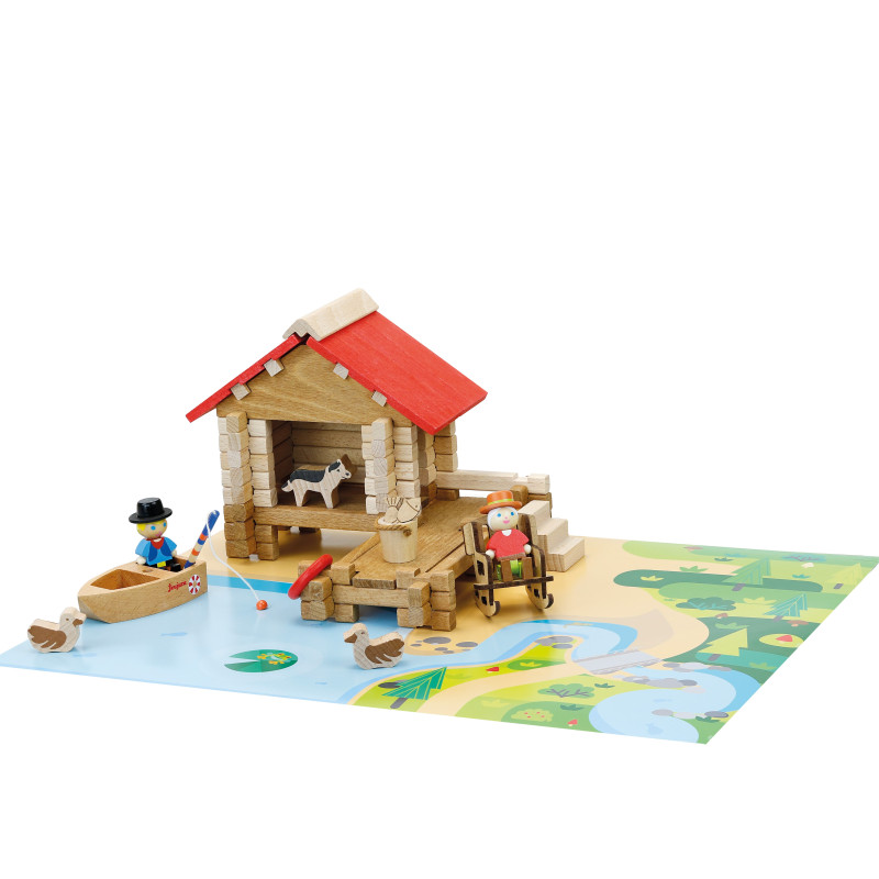 Jeu de construction La Cabane de Pêche JEUJURA