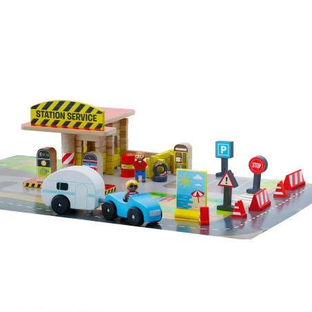 Jeu de construction Station Service JEUJURA