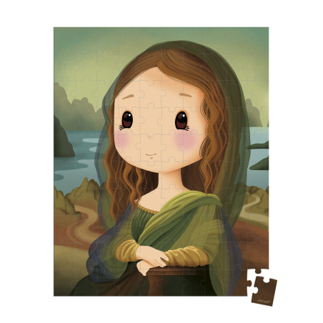 Puzzle inspiré de Leonard de Vinci JANOD, dès 6 ans