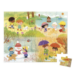 Puzzle Les Saisons JANOD, dès 4 ans