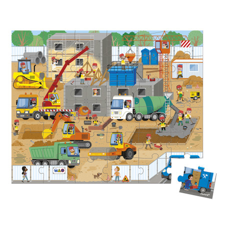 Puzzle Chantier JANOD, dès 4 ans