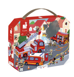 Puzzle Pompiers JANOD, dès 3 ans