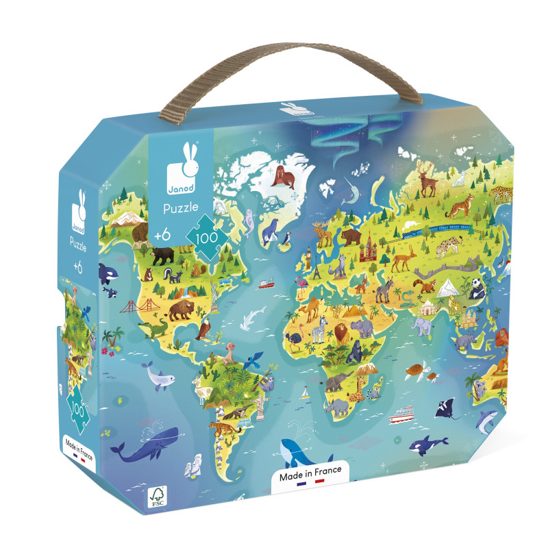 Puzzle Monde JANOD, dès 6 ans