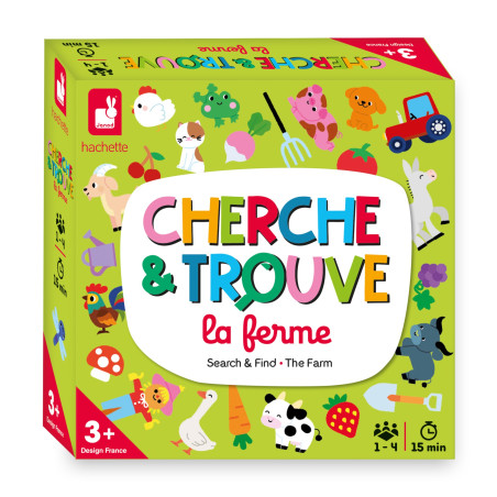 Jeu de Cherche et Trouve JANOD, La Ferme