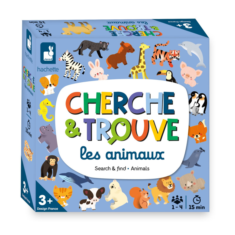 Jeu de Cherche et Trouve JANOD, Les Animaux