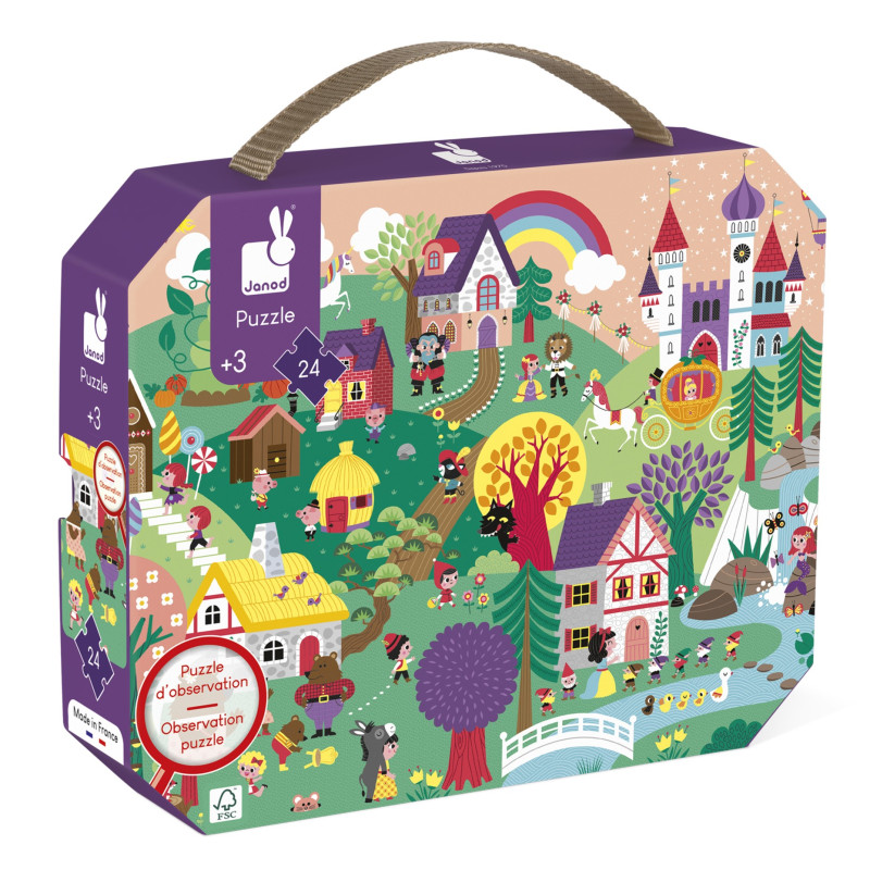 Puzzle d'observation Les Contes JANOD, dès 3 ans