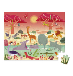 Puzzle Réserve Animalière JANOD, dès 5 ans