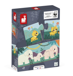 Puzzle Animaux JANOD, dès 2 ans