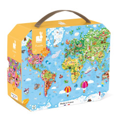 Puzzle Géant du Monde JANOD, dès 7 ans
