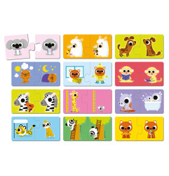 Puzzle Les Contraires JANOD, dès 2 ans