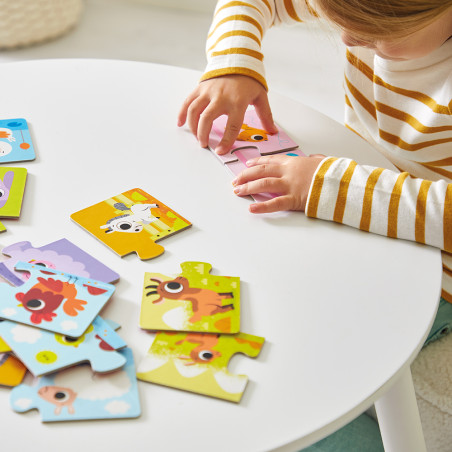 Puzzle Parents et Bébés Animaux JANOD, dès 2 ans