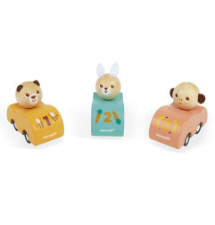 Voiture à friction en bois JANOD