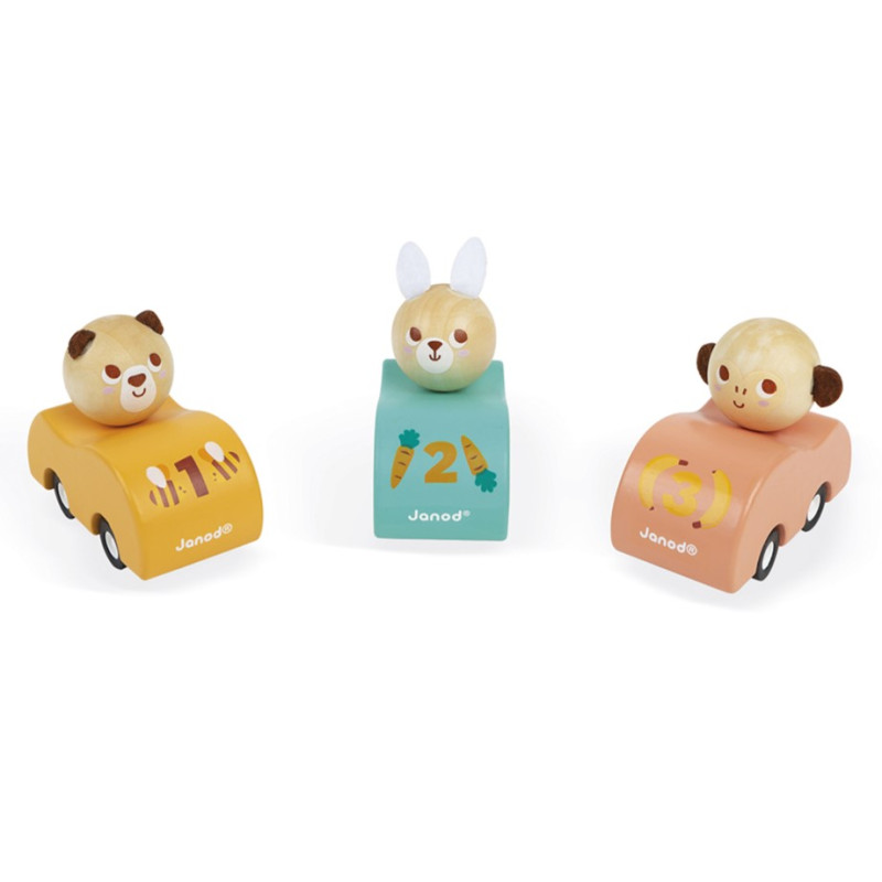 Voiture à friction en bois JANOD