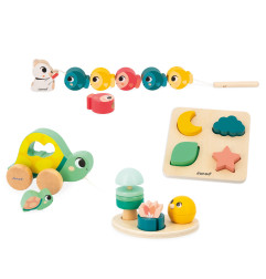 Box d'apprentissage motricité fine JANOD, dès 18 mois
