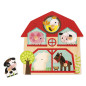 Puzzle musical Les Copains de la Ferme JANOD, dès 18 mois