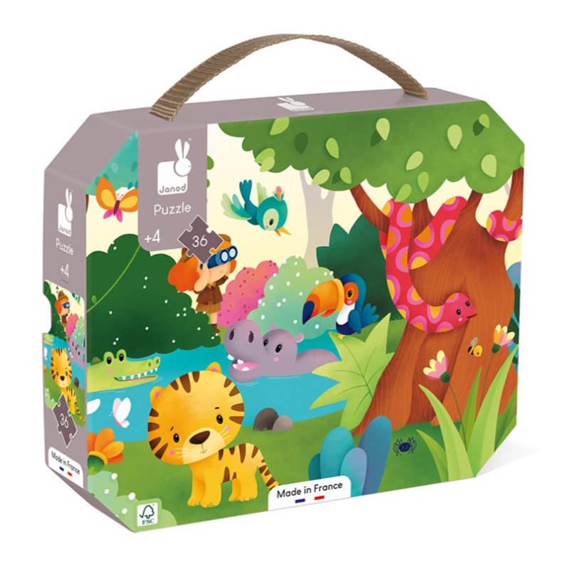 Puzzle les Animaux Sauvages JANOD, dès 4 ans