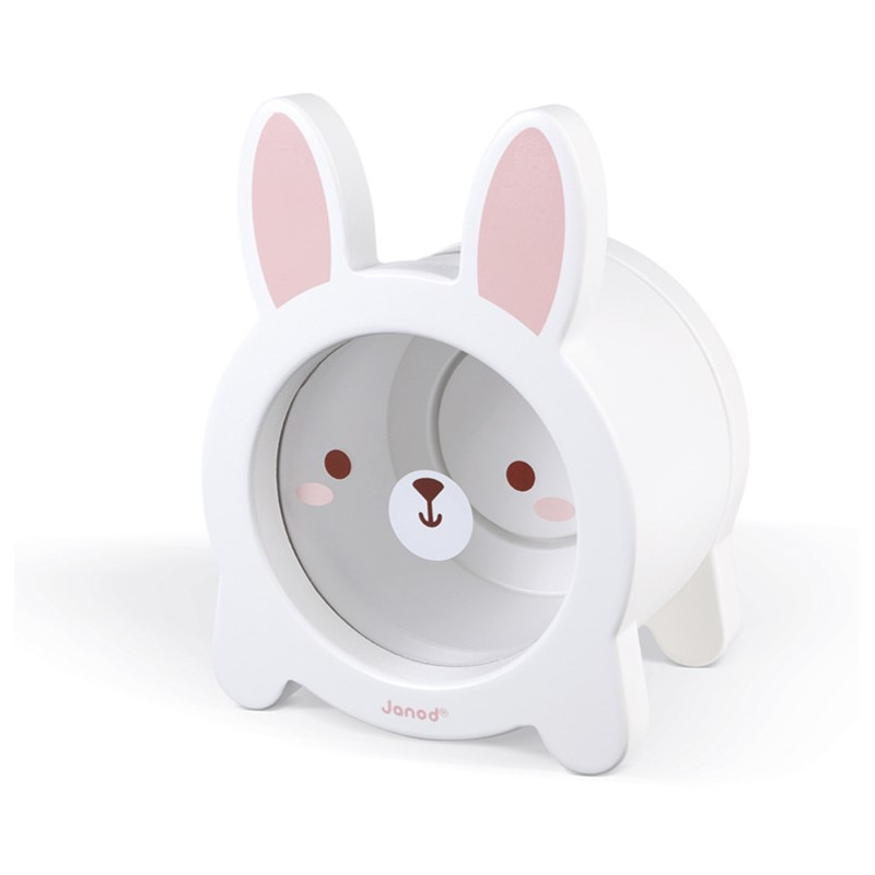 Tirelire lapin blanc JANOD