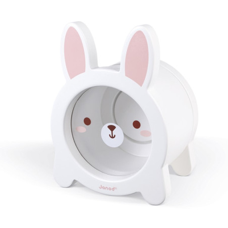 Tirelire lapin blanc JANOD