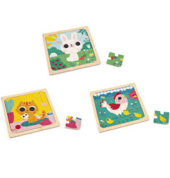 Puzzle Trio JANOD, dès 18 mois