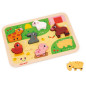 Puzzle Chunky à la Ferme JANOD, dès 18 mois