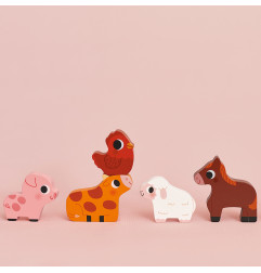 Puzzle Chunky à la Ferme JANOD, dès 18 mois