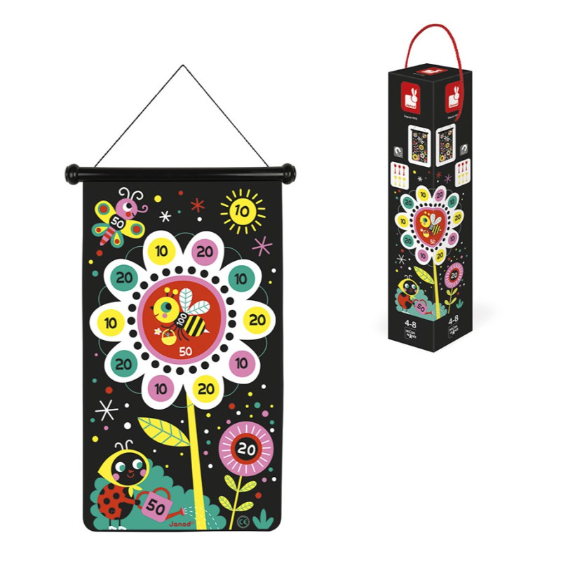 Jeu de fléchettes magnétiques Jardin JANOD