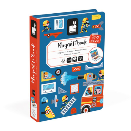 Jeu éducatif Magnéti'Book Pompiers JANOD