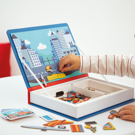 Jeu éducatif Magnéti'Book Pompiers JANOD