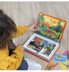 Jeu éducatif Magnéti'Book Dinosaures JANOD