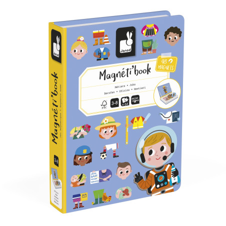 Jeu éducatif Magnéti'Book Métiers JANOD
