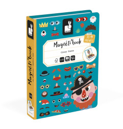 Jeu éducatif Magnéti'Book Crazy Faces Garçons JANOD