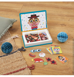 Jeu éducatif Magnéti'Book Crazy Faces Garçons JANOD
