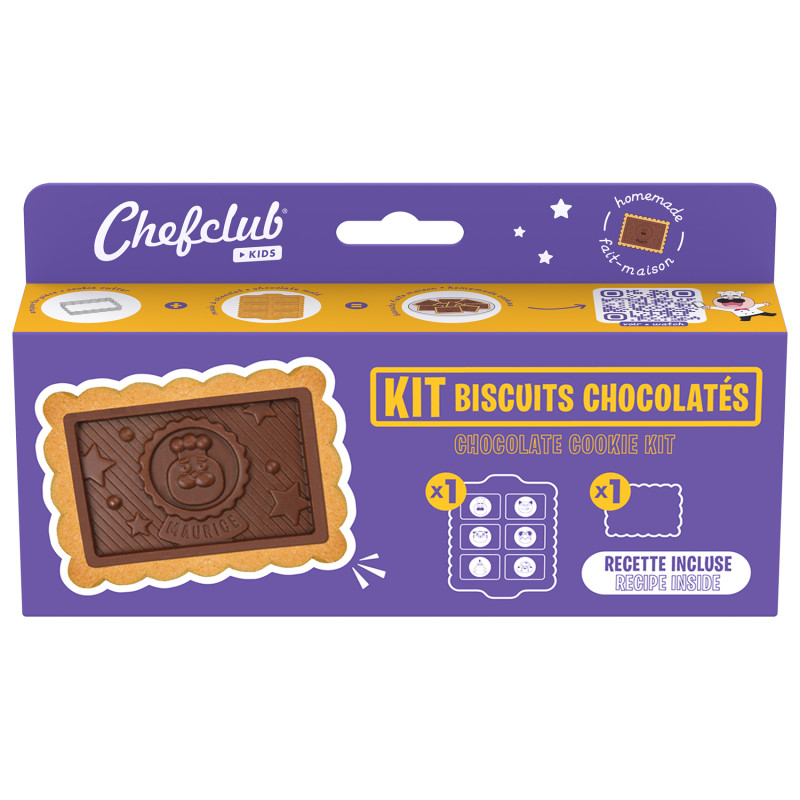Mini coffret pour Biscuits chocolatés CHEF CLUB