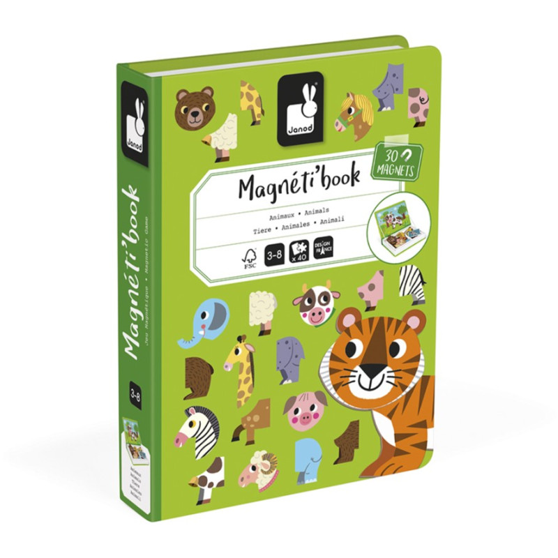 Jeu éducatif Magnéti'Book Animaux JANOD