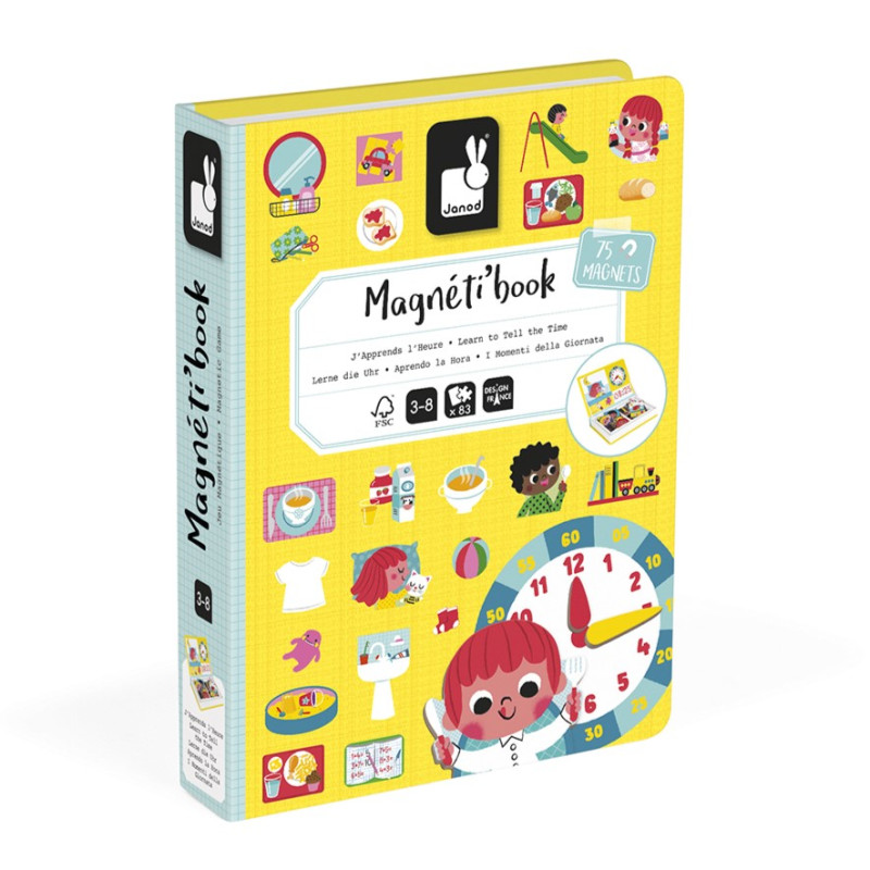 Jeu éducatif Magnéti'Book J'apprends l'Heure JANOD