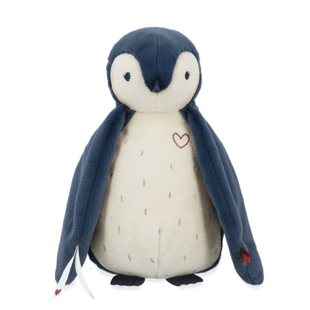 Peluche enregistreur vocal et bruits blancs Pingouin KALOO, bleu