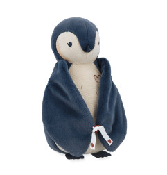 Peluche enregistreur vocal et bruits blancs Pingouin KALOO, bleu