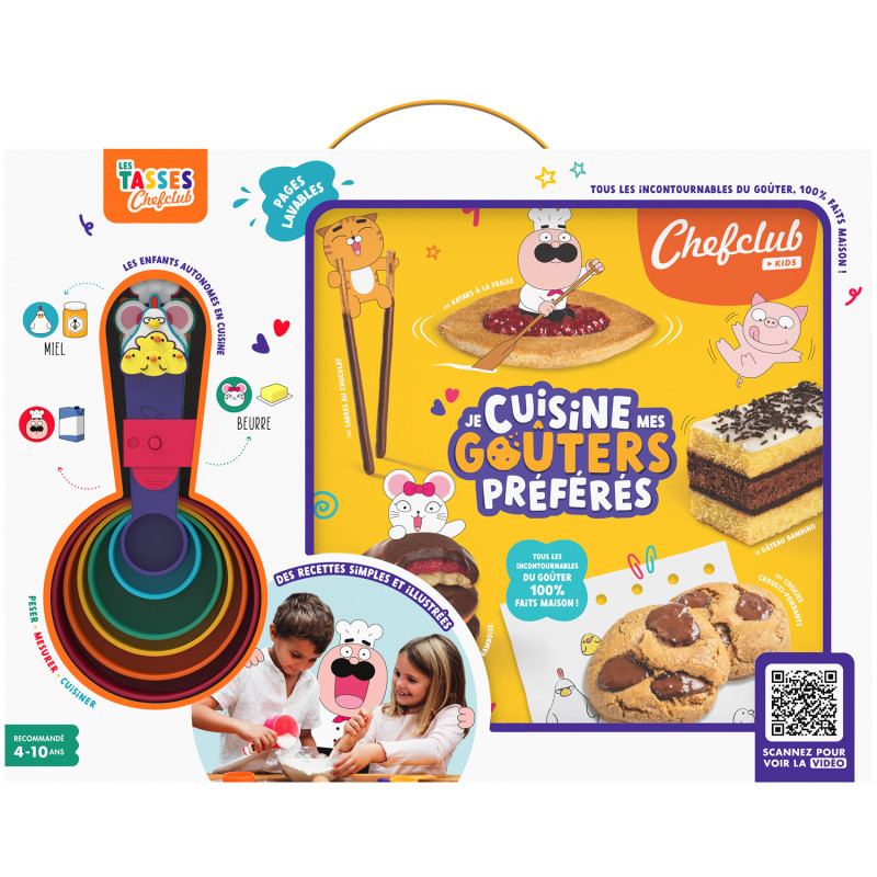 Coffret Je Cuisine mes Goûters Préférés CHEF CLUB