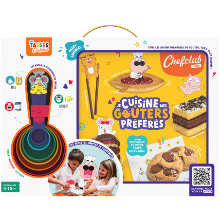 Coffret Je Cuisine mes Goûters Préférés CHEF CLUB