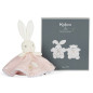 Doudou rond Lapinou KALOO, rose