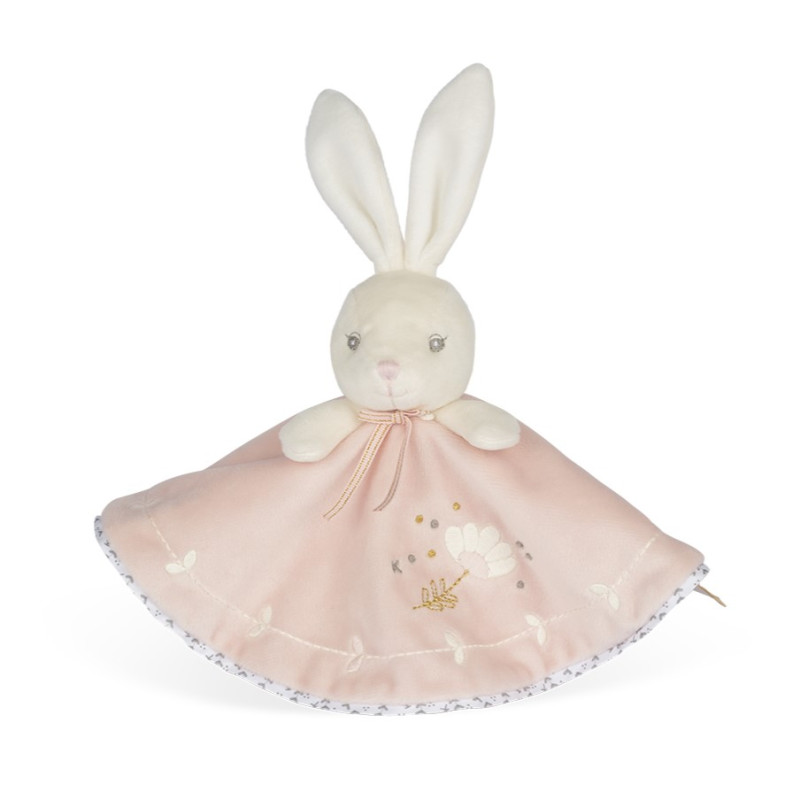 Doudou rond Lapinou KALOO, rose