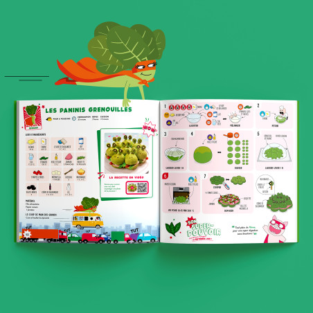 Livre de recettes Les Super Légumes CHEF CLUB